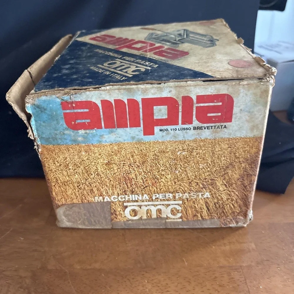 Vintage AMPIA Brevettata MODEL 110 Pasta Maker Tipo Lusso - Made in Italy